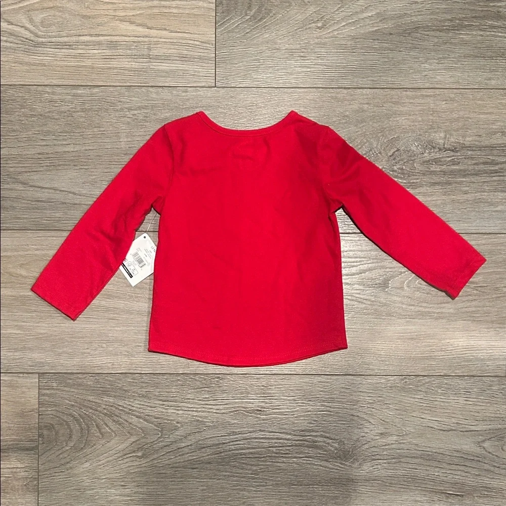 Long Sleeve Red 'Be Mine' Shirt Size 18‎ months